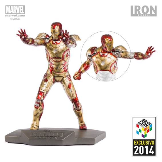 Iron-Man Mark XLII Battle Damaged , art scale 1/10